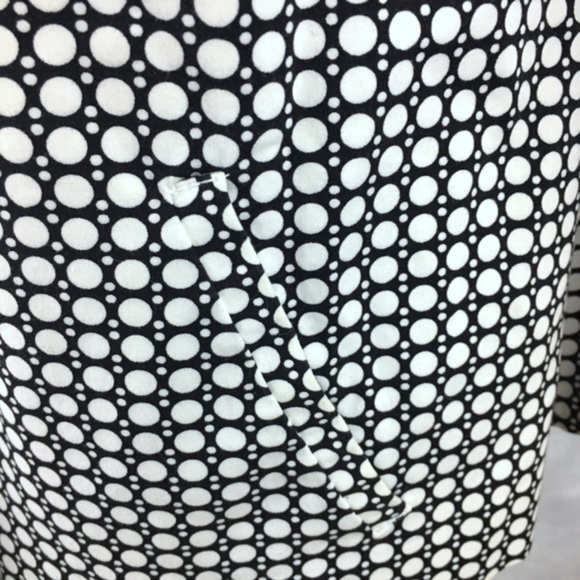 AGB B&W POLKA DOT HALF SLEEVE JACKET SZ 6!!!!!!!!! - Picture 5 of 6